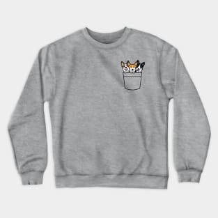 Corgi Crew in My Pocket Crewneck Sweatshirt